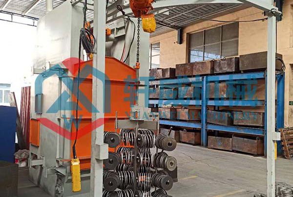 懸掛式拋噴丸一體機